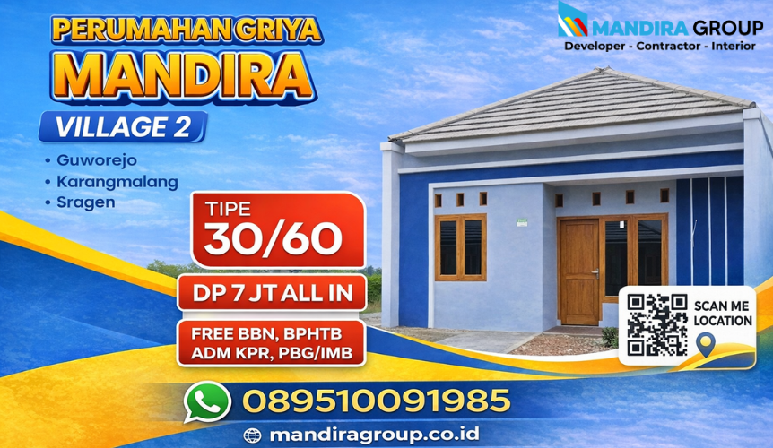 Perumahan Griya Mandira Village 2 Sragen