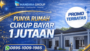 Punya Rumah Cukup Bayar 1 Jutaan