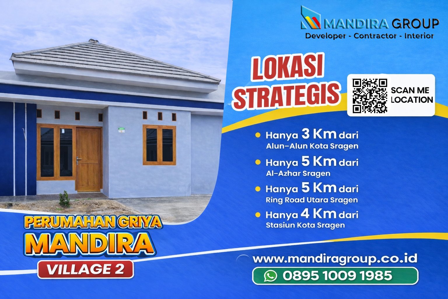 Perumahan Griya Mandira Village 2 Hunian Strategis dan Nyaman di Dekat Kota Sragen