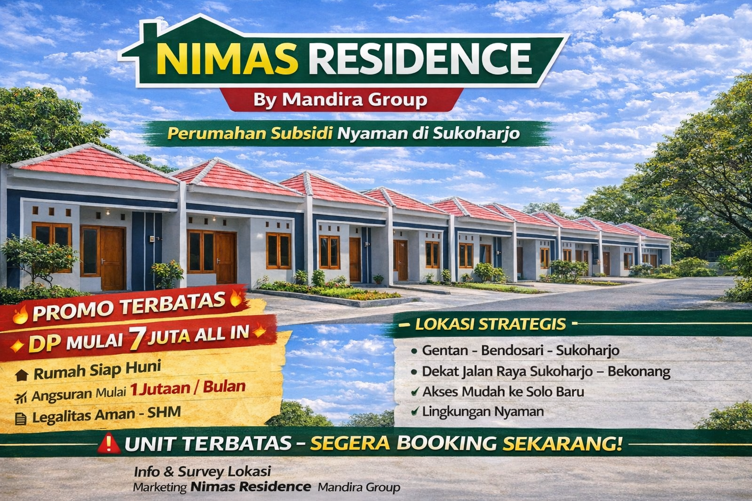 Perumahan Subsidi Sukoharjo Solusi Rumah Murah dengan DP Ringan dan Cicilan Terjangkau