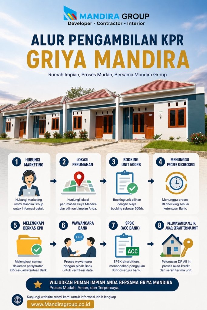 Alur Pengambilan KPR Griya Mandira, Proses Mudah Menuju Rumah Impian 1