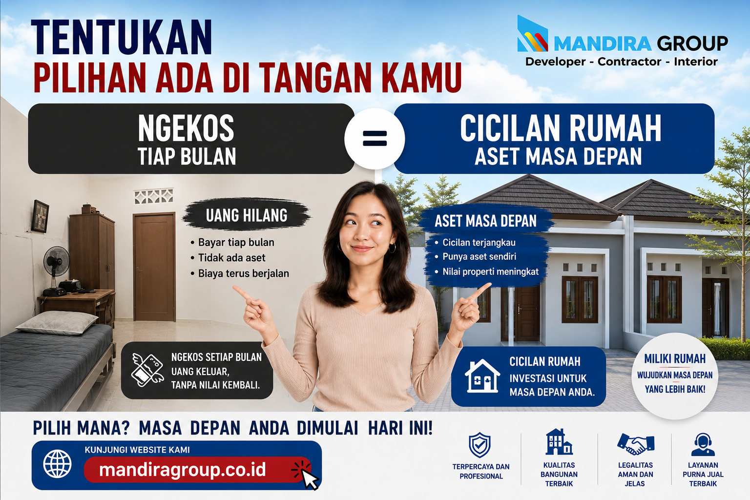 Beli Rumah atau Terus Ngekos Pilihan Ada di Tangan Anda
