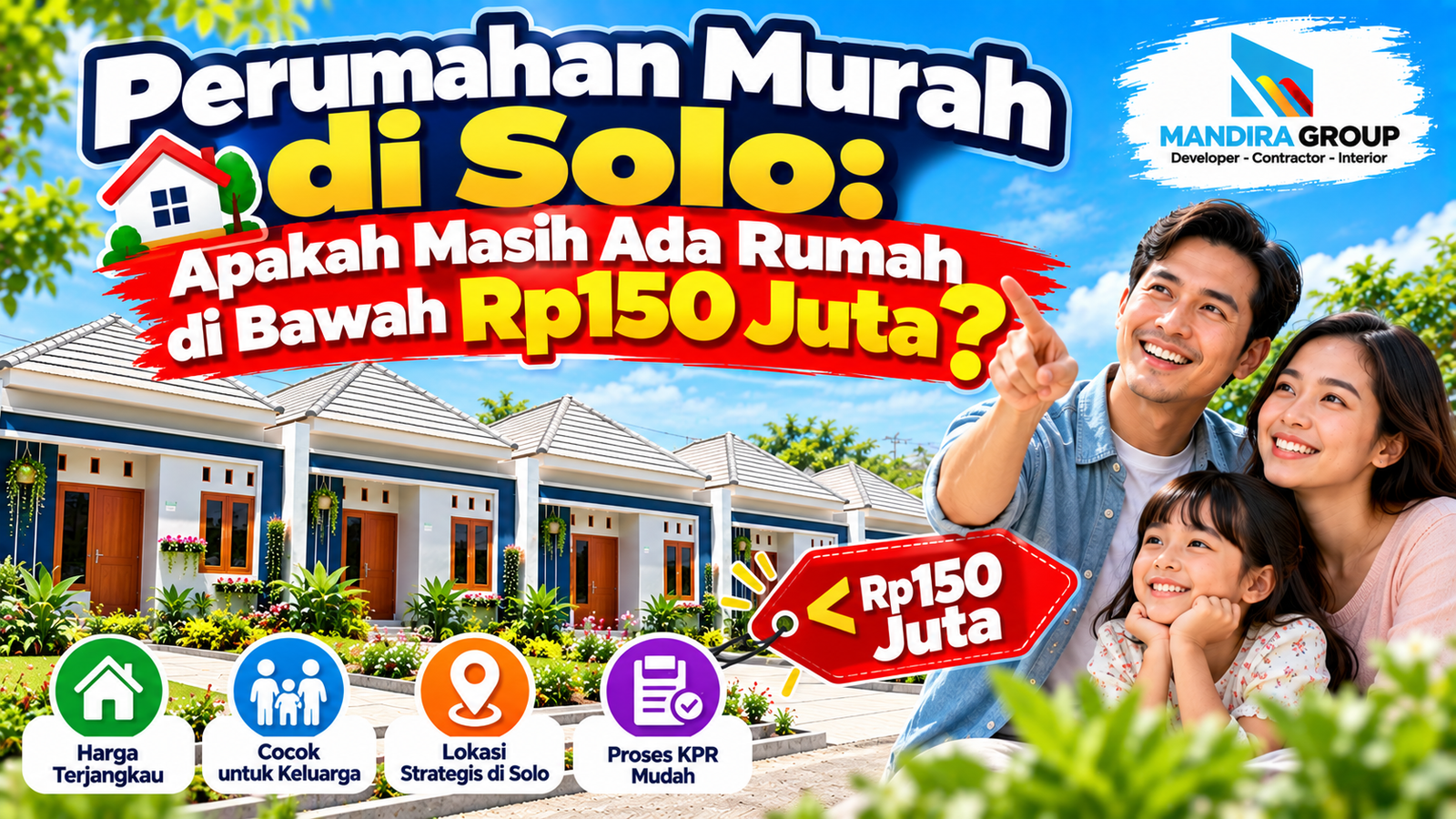 Perumahan Murah di Solo Apakah Masih Ada Rumah di Bawah Rp150 Juta