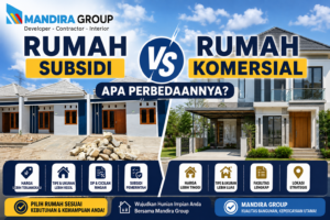 Rumah Subsidi vs Rumah Komersial Apa Perbedaannya