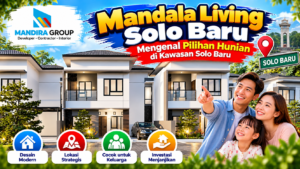 Mandala Living Solo Baru Mengenal Pilihan Hunian di Kawasan Solo Baru